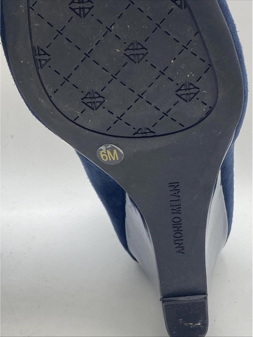 Antonio Melani Womens Shoes Size 6 M Blue Dress Comfort Slip On - Picture 9 of 12